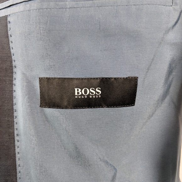 Hugo Boss Pasolini Movie grey blue blazer 40R - Picture 7 of 8